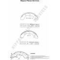 Bremsbackensatz NPS - H350A02