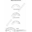 Bremsbackensatz NPS - H350I33