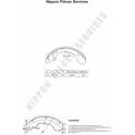 Bremsbackensatz NPS - M350A05