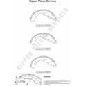 Bremsbackensatz NPS - M350A20