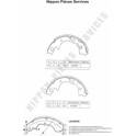 Bremsbackensatz NPS - M350A32