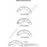Bremsbackensatz NPS - M350I40