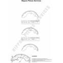 Bremsbackensatz NPS - S350I27