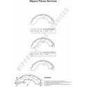 Bremsbackensatz NPS - S350U16