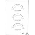 Bremsbackensatz NPS - T350A87