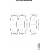 Bremsbelagsatz hinten NPS - M361A14