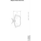 Bremsbelagsatz hinten NPS - M361I18