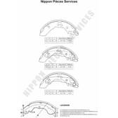 Bromsbackar, sats NPS - H350I02