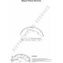 Bromsbackar, sats NPS - I350U01