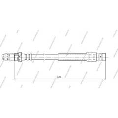 Flexible de frein NPS - M370A62