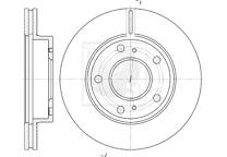 Brake disc (per unit)
