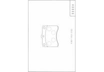Front brake pad set
