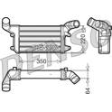 Intercooler, inlaatluchtkoeler NPS - DIT45002