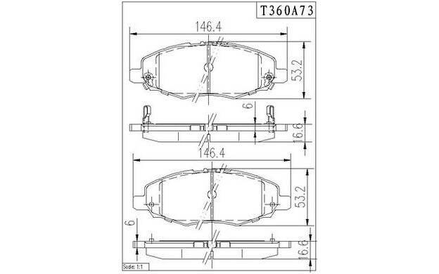 Передние тормозные колодки селтос. 58101-1ma00. Nipparts колодки торм. Пер 1шт. 04465-0k360.