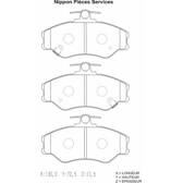 Jeu de plaquettes de frein avant NPS - H360I01