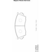 Jeu de plaquettes de frein avant NPS - M360A45