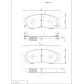 Jeu de plaquettes de frein avant NPS - M360I66