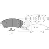 Jeu de plaquettes de frein avant NPS - S360I38