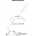 Kit ganasce freno NPS - K350A04