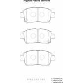 Kit pastiglie freno anteriore NPS - T360A116