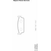 Rear brake pad set NPS - N361N24