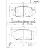 Remblokkenset voor NPS - K360A24
