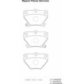 Set remblokken achter NPS - T361A03