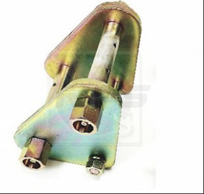 Mounting, spring shackle
