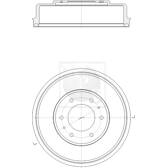 Tambour de frein NPS - M340I05