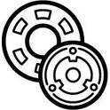 Bobina, acoplamento magnético (compressor) NRF - 38685