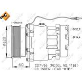 Compresor, aire acondicionado NRF - 32711