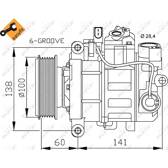 Compresseur climatisation NRF - 32263