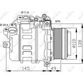 Compresseur climatisation NRF - 32533