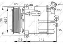 Compressor air conditioning