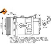Compressor, airconditioning NRF - 32206