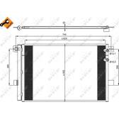 Condenseur climatisation NRF - 350041