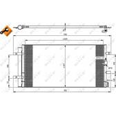 Condenseur climatisation NRF - 350046