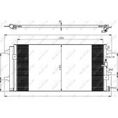 Condenseur climatisation NRF - 350060