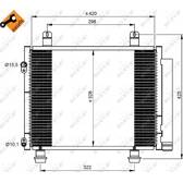 Condenseur climatisation NRF - 350208