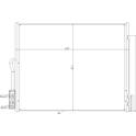 Condenseur climatisation NRF - 350478