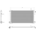 Condenseur climatisation NRF - 350500