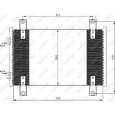 Condenseur climatisation NRF - 35501