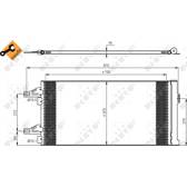 Condenseur climatisation NRF - 35895