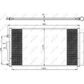 Condensor, airconditioning NRF - 350071