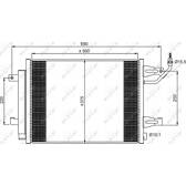 Condensor, airconditioning NRF - 350073