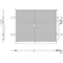 Condensor, airconditioning NRF - 350444