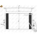 Condensor, airconditioning NRF - 35558