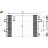 Condensor, airconditioning NRF - 35909