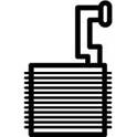 Evaporator, air conditioning NRF - 36226