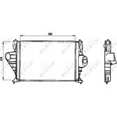 Intercooler, inlaatluchtkoeler NRF - 30843